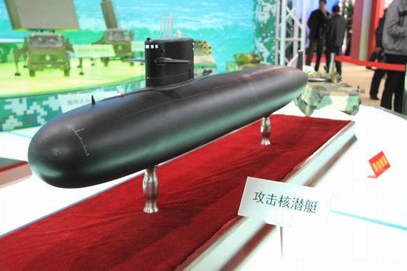 Trung Quốc trưng bày tàu ngầm hạt nhân tấn công kiểu mới ở triển lãm.